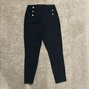 Loft Black High-Waisted Pants